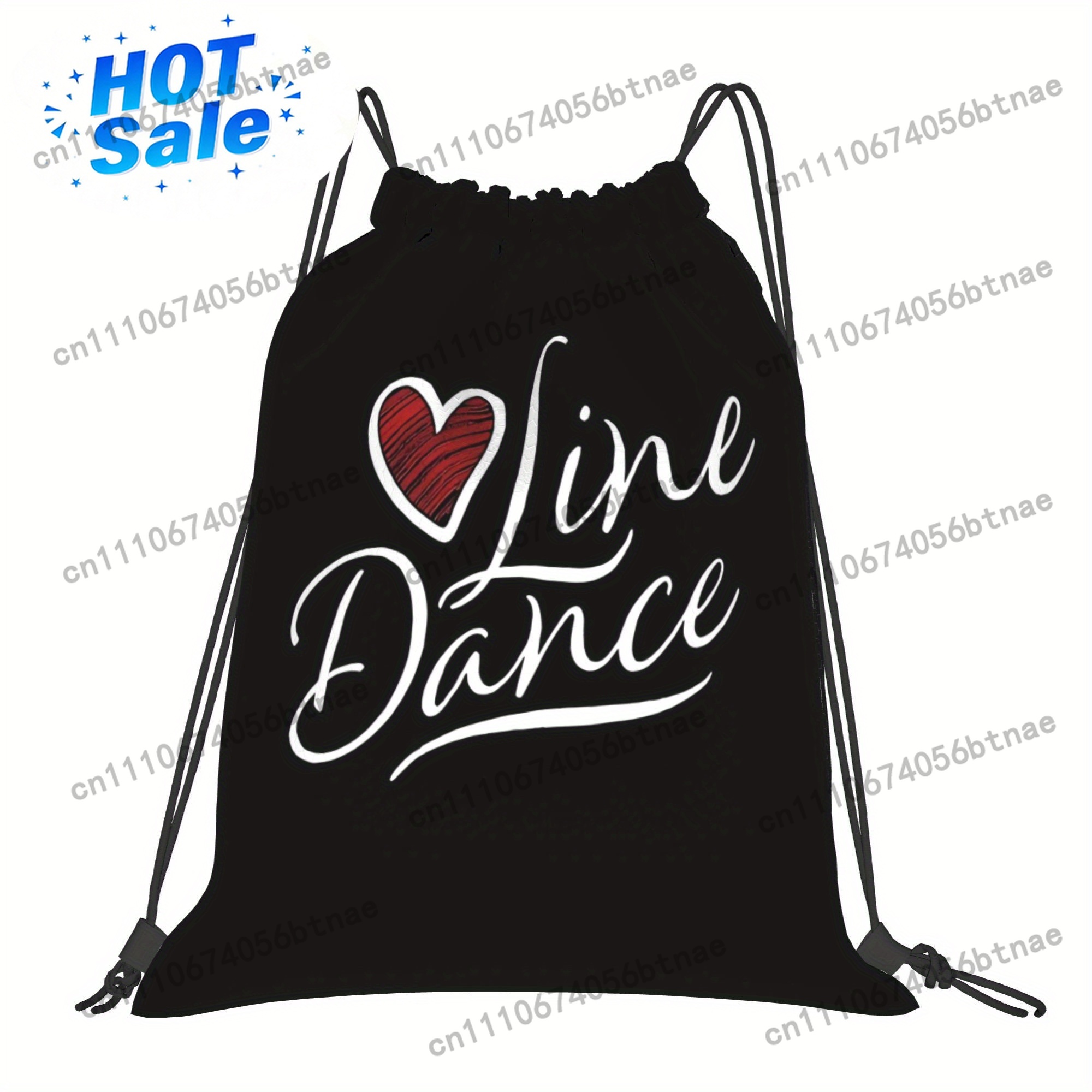 Drawstring Gym Bag - حقيبة برباط من LOVE Line Dance