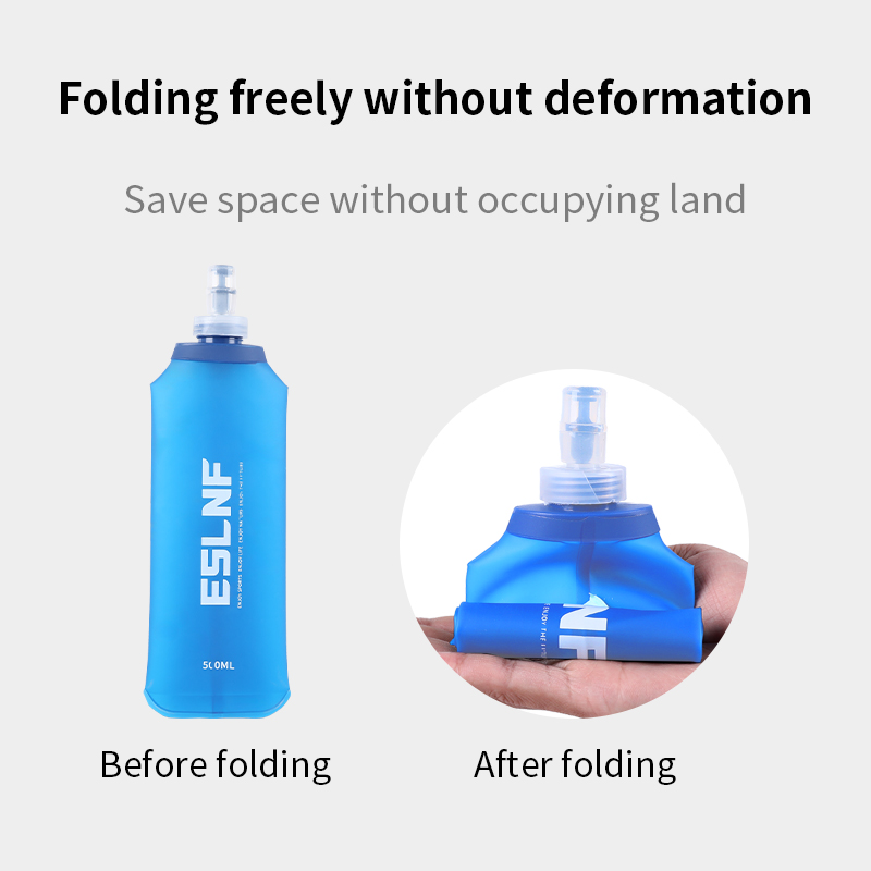 Hydration Pack Outdoor - 500 مللي زجاجة مياه قابلة للطي