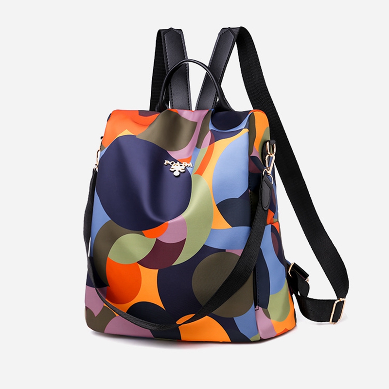 Leather Backpack Vintage - حقيبة ظهر عصرية للنساء مضادة للسرقة