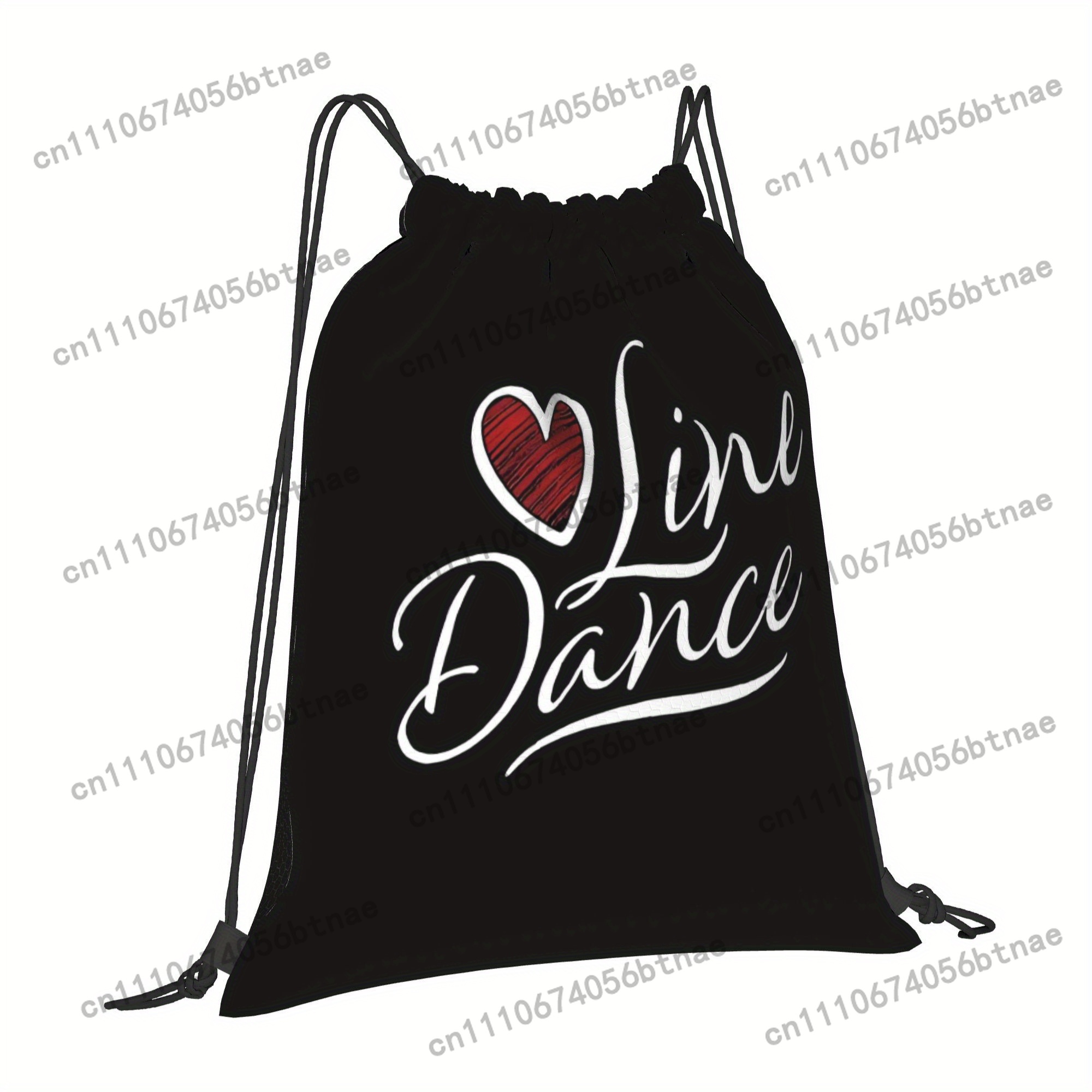 حقيبة برباط من LOVE Line Dance - مراجعة Drawstring Gym Bag وسعره