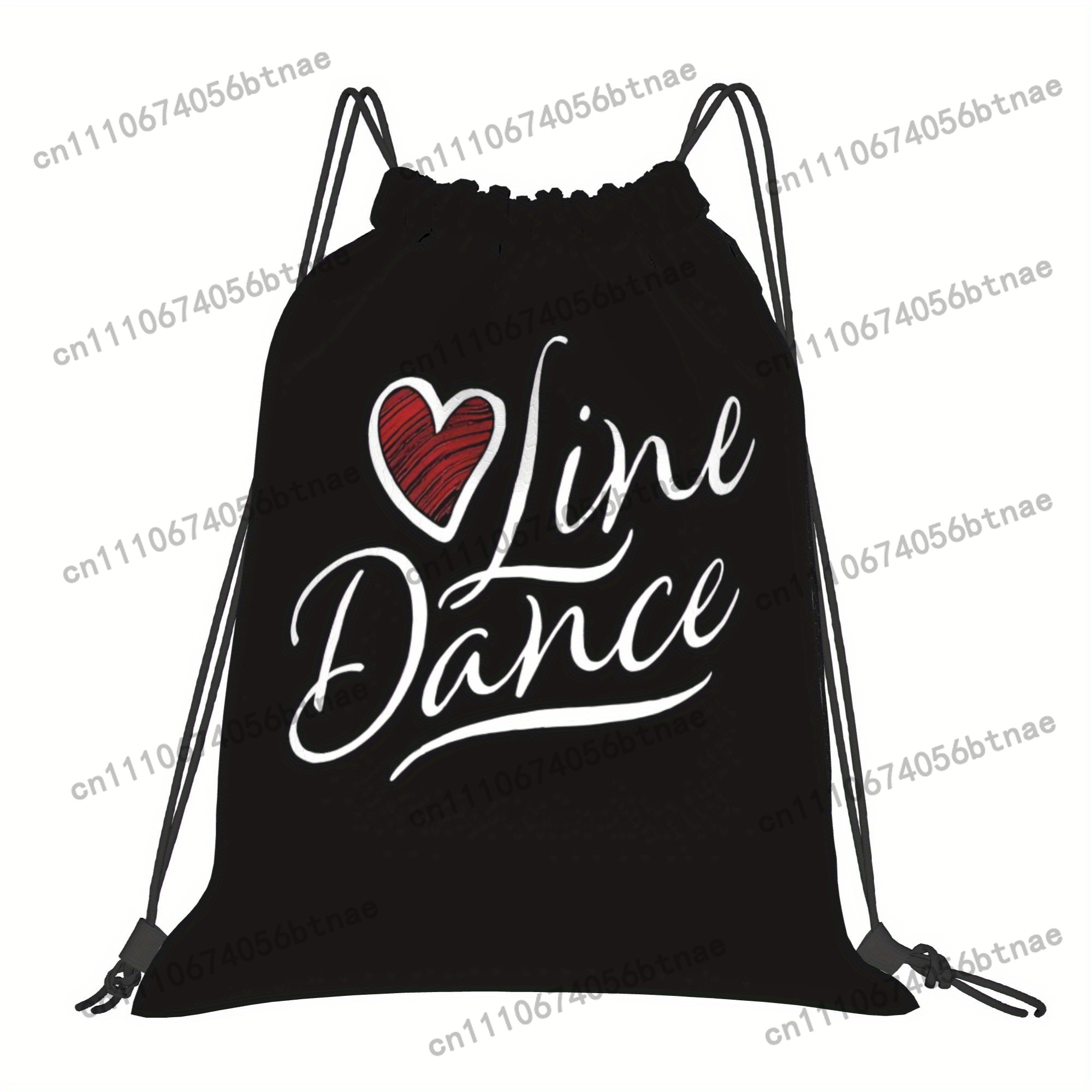حقيبة برباط من LOVE Line Dance - مراجعة Drawstring Gym Bag وسعره