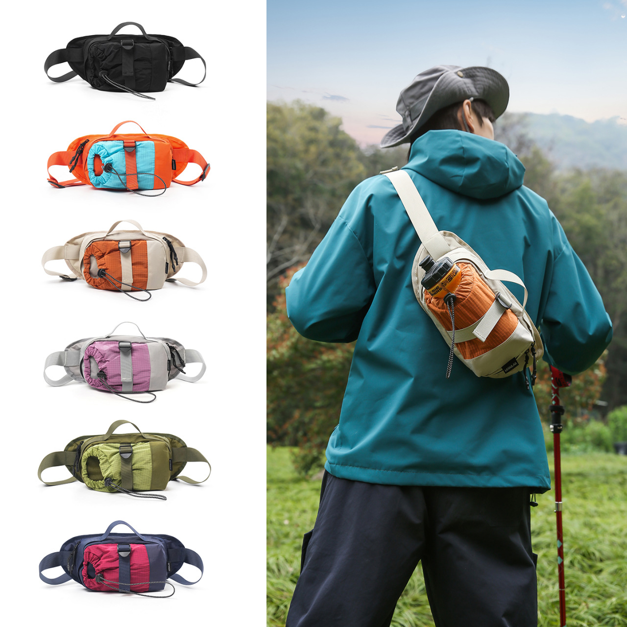 حقيبة كروس بودي للجنسين - تصمي - مراجعة Hydration Pack Outdoor وسعره
