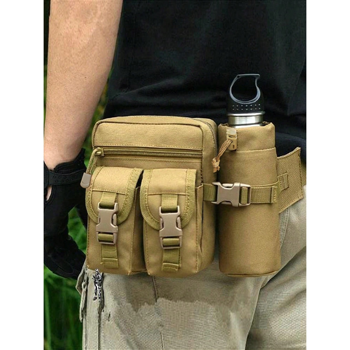 حقيبة خصر رجالية مصممة، حقيبة  - مراجعة Hiking Backpack Waterproof وسعره