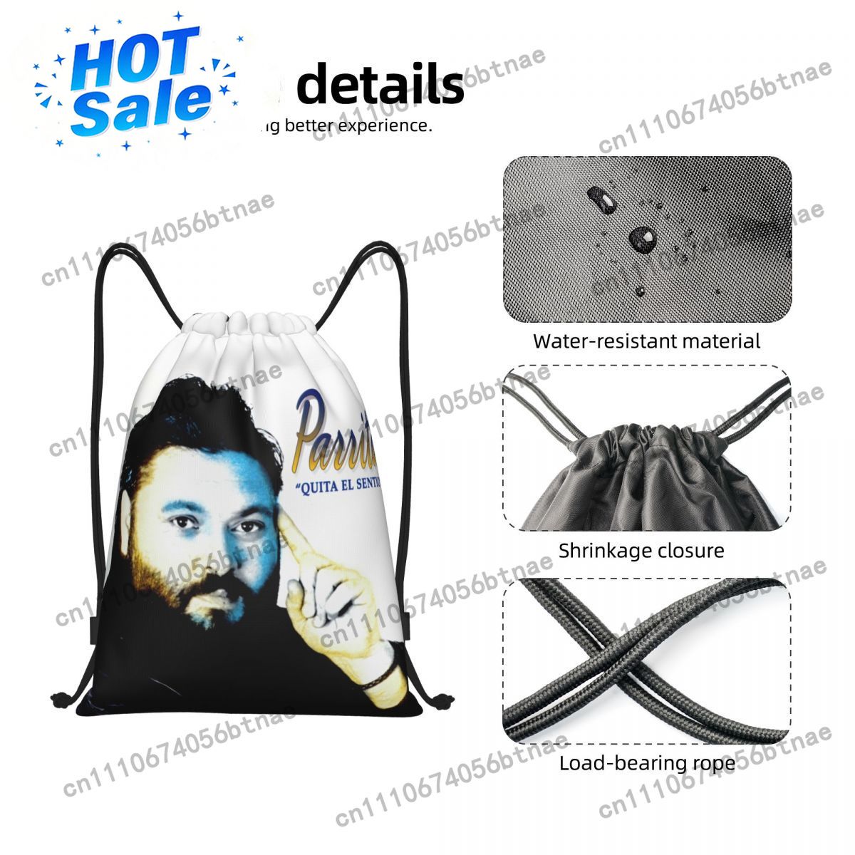 حقائب برباط مخصصة من Vicente D - مراجعة Drawstring Gym Bag وسعره