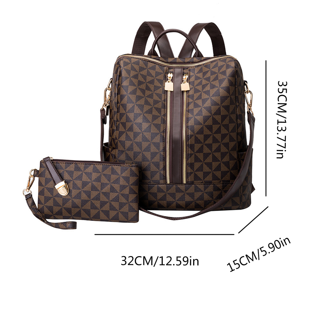 مجموعة حقيبة ظهر وحقائب يد مكو - مراجعة Leather Backpack Vintage وسعره